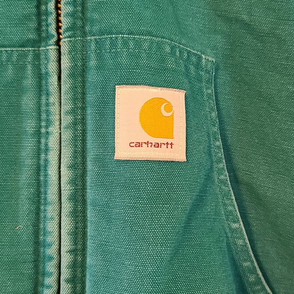 Carhartt Jackets & Blazers - Vintage Rare Carhartt teal green insulated jacket